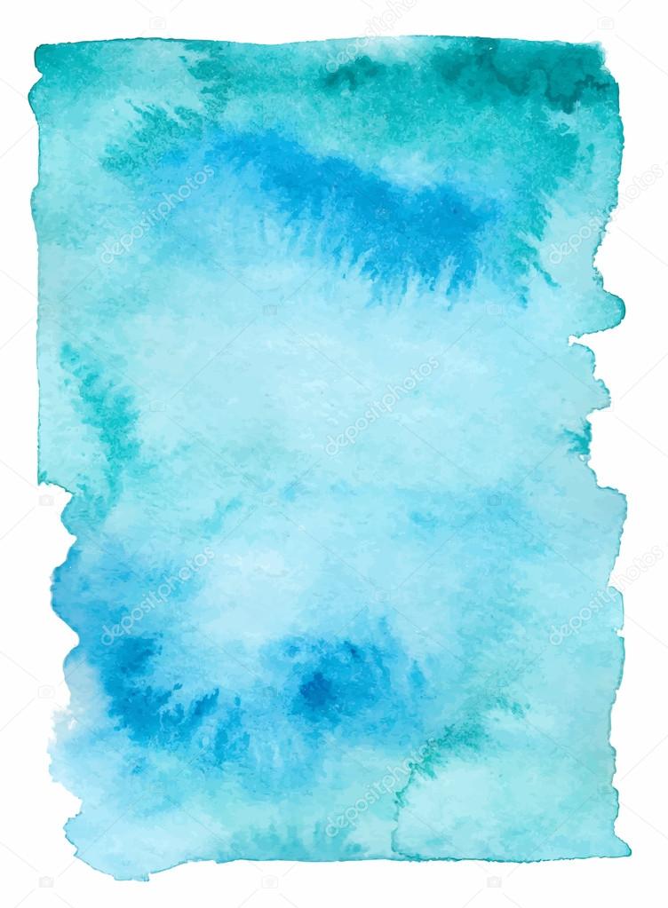 Download Sky-blue watercolor background. — Stock Vector © kirate #57953071