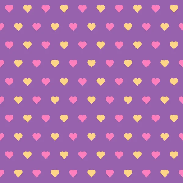Geometrik Kalpler Polka Noktasız Parlak Renkler ve Retro Hippi Tarzı — Stok fotoğraf