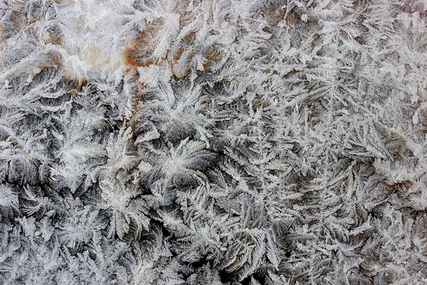 Frost on the window — Stock Photo, Image