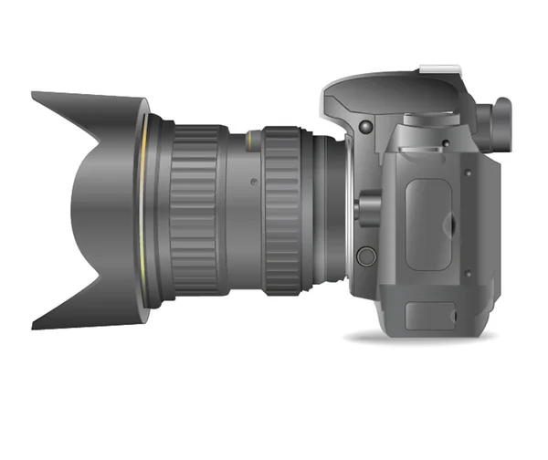 Câmera SLR profissional, câmera fotográfica — Fotografia de Stock