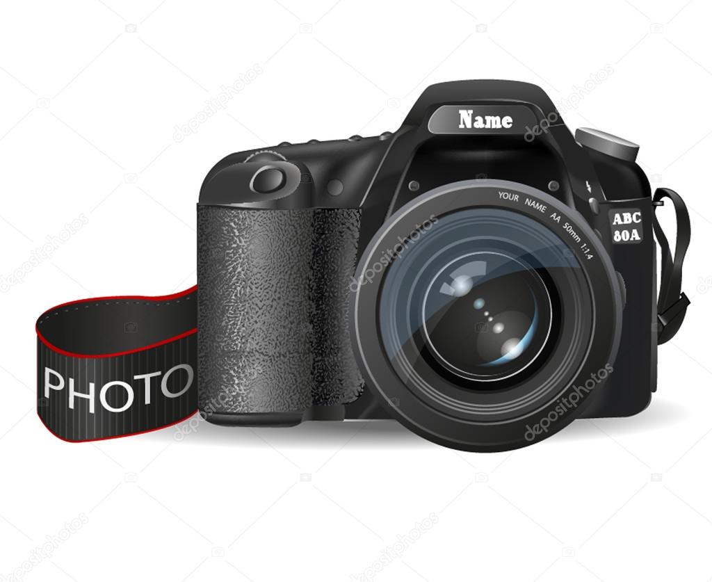 Professional SLR camera, photo camera