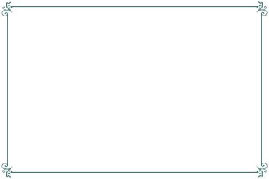 Sertifika, Menü veya Diploma için Zarif Yeşil Flourish Sınır Çerçevesi. 1401