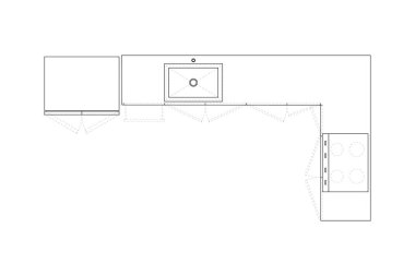 Ayrıntılı Mimari Mutfak Düzenleme Seti 2