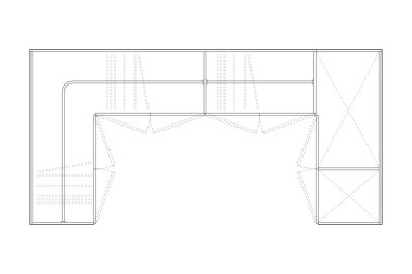 Detaylı Mimari Gardırop ve Depo Dolabı. 10