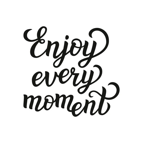 "Enjoy every moment" poster — Stock Vector