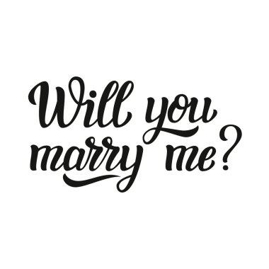 Yazı benimle evlenir misin