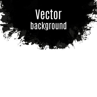 Boya lekeleri, fırça darbeleri ve lekelerle soyut arkaplan