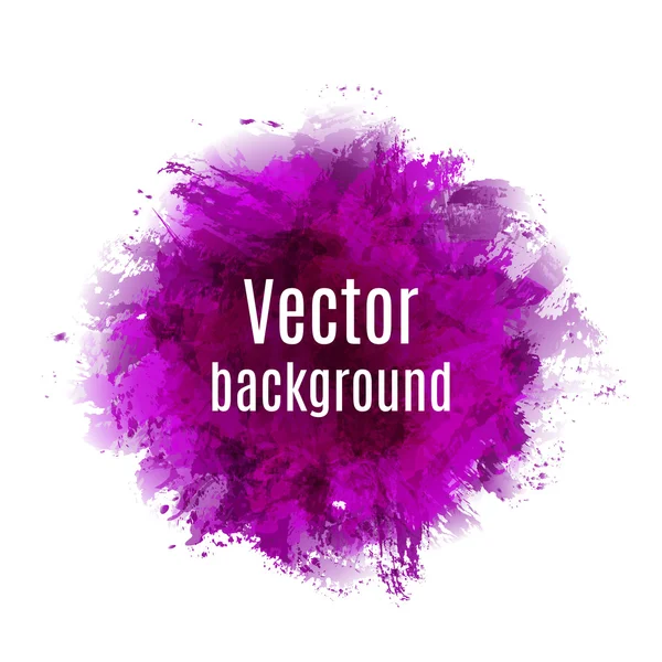 Absztrakt háttér festékfoltok, ecsetvonások és foltok — Stock Vector