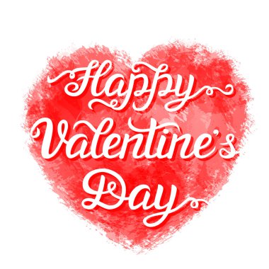 Sevgililer günü el yazı poster