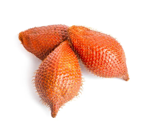 Salak Fruit Salacca Zalacca Isolato Fondo Bianco — Foto Stock