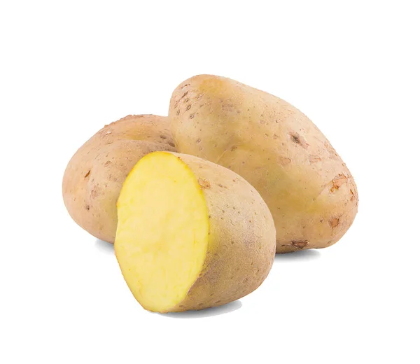 Patates Sebzesi Beyaz Arka Planda Izole Edilmiş — Stok fotoğraf