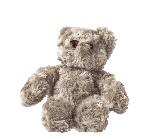 Jouet Ours Peluche Isolé Sur Blanc — Photo