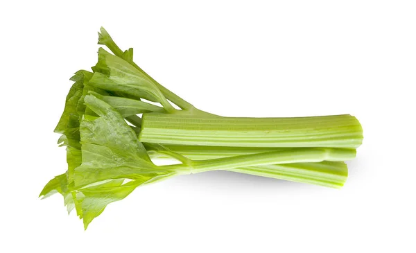 Fresh Celery Stalks White Background — Stock Photo, Image