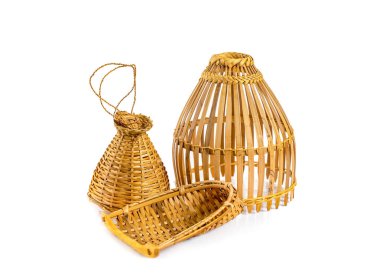 Tayland bambu avlama tuzağı bambu ağacından izole edilmiş. 