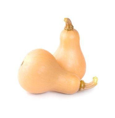 Beyaz arkaplanda izole edilmiş kabak.