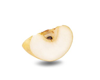 Taze armutlar beyaz arkaplanda izole edilmiş