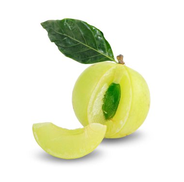 Beyaz arka planda Bektaşi üzümleri