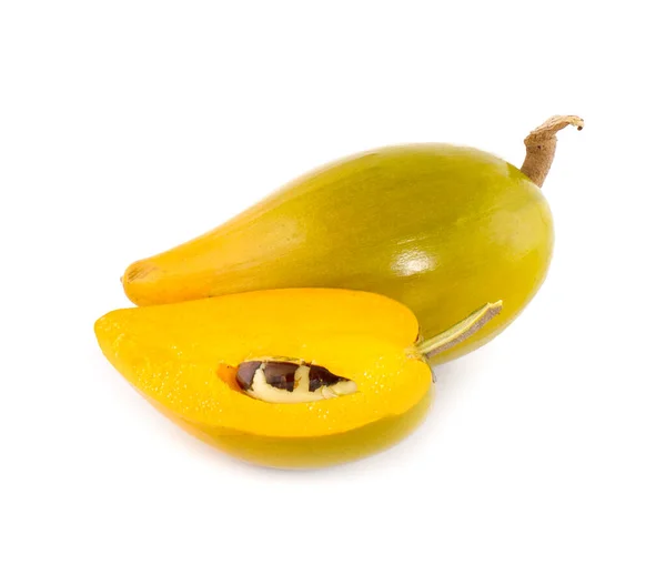 Fruta Del Huevo Canistel Sapote Amarillo Pouteria Campechiana Kunth Baehni — Foto de Stock