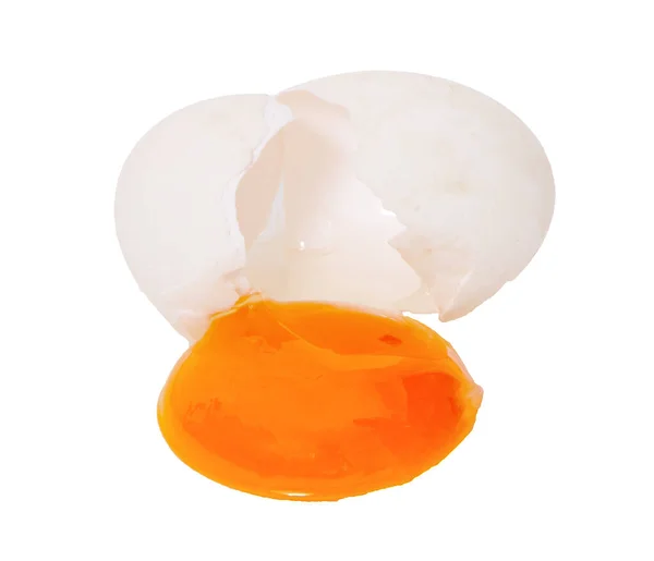 アヒルの卵は白い背景に隔離された — ストック写真
