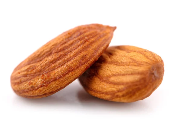 Almonds Isolated White Background — Stock Photo, Image
