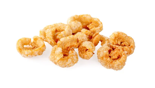 Pork Snack Pork Scratching Leather Lean Pork Fried Crispy Blistered — Stock Photo, Image