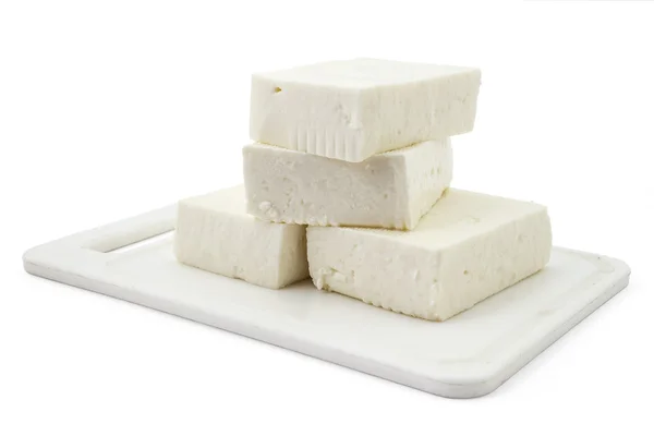 White cheese from cow milk