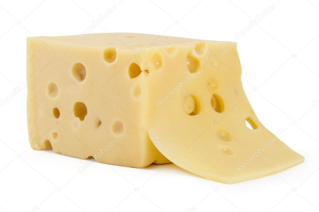 Fresh emmental cheese — Stock Photo © vojislav 112448090