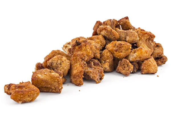 Chicharrones de cerdo fritos domésticos — Foto de Stock