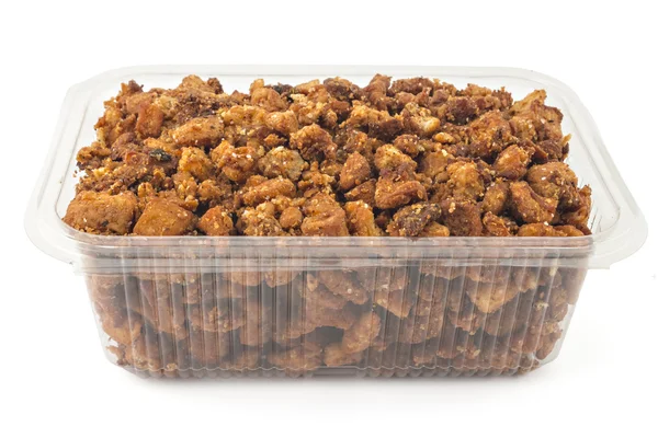 Chicharrones de cerdo fritos domésticos — Foto de Stock