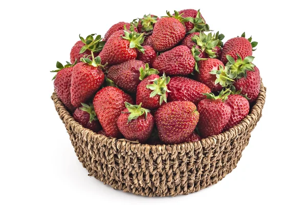 Fresh red ripe organic strawberries — Stock Photo, Image