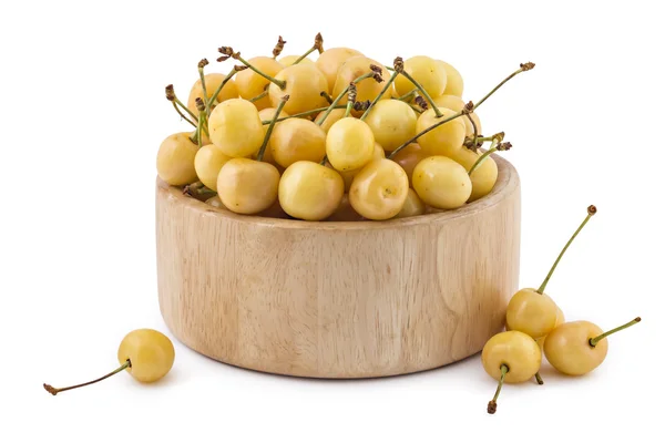 Cerezas blancas frescas — Foto de Stock