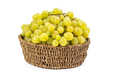 Olgun beyaz üzümler