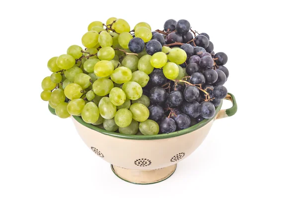 Dojrzałe winogrona czerwone i zielone — Zdjęcie stockowe