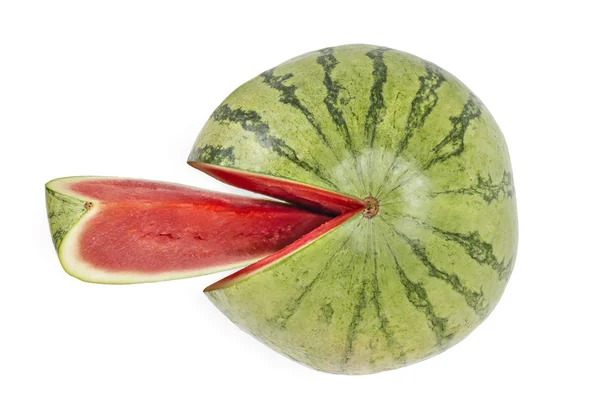 Skiveskåret sød moden vandmelon - Stock-foto