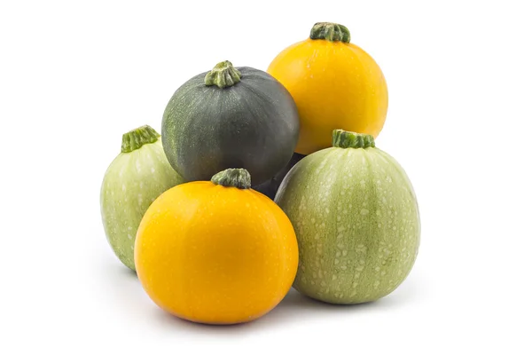 Fresh young courgettes Stock Photo