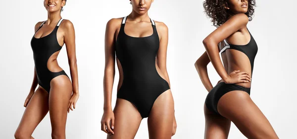 Woman wears swimsuit — Stock Photo, Image