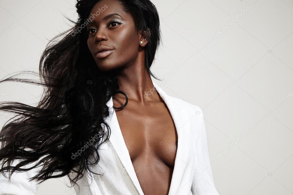 Beauty black woman  posing