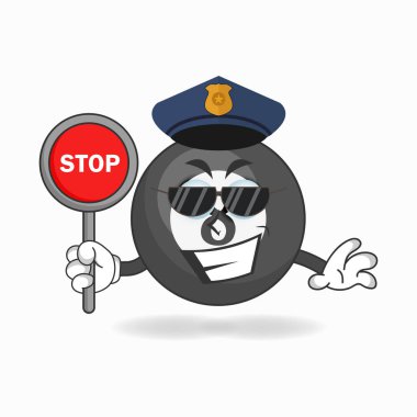 Bilardo topu maskotu karakteri polis oluyor..