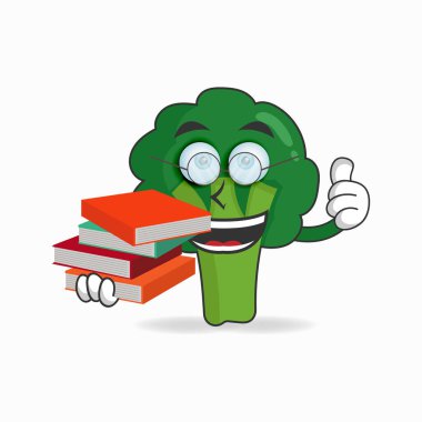 Brokoli maskotu karakteri kütüphaneci oluyor..