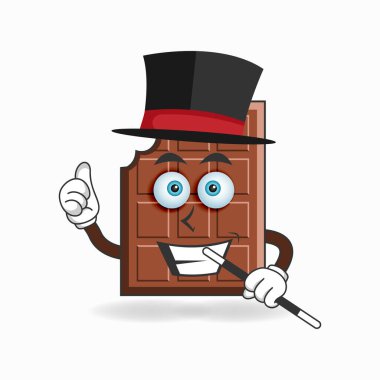 Çikolata maskotu karakteri sihirbaz olur..