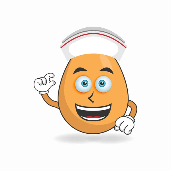Mascote Ovo Personagem Torna Uma Enfermeira — Vetor de Stock