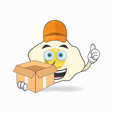 Yumurta maskotu karakteri teslimatçıdır..