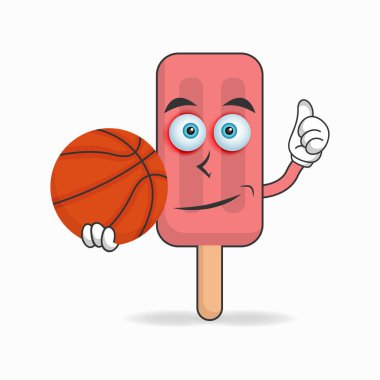 Kızıl Dondurma maskotu karakteri basketbolcu oluyor..