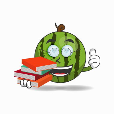 Karpuz maskotu karakteri kütüphaneci olur..