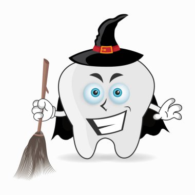 Diş maskotu karakteri sihirbaz olur..