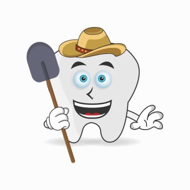 Diş maskotu karakteri çiftçi oluyor..