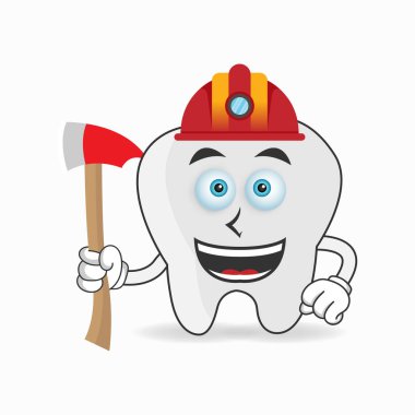 Diş maskotu karakteri itfaiyeci oluyor..