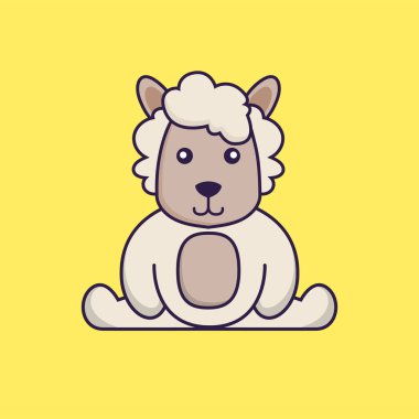 Şirin koyunlar oturuyor..