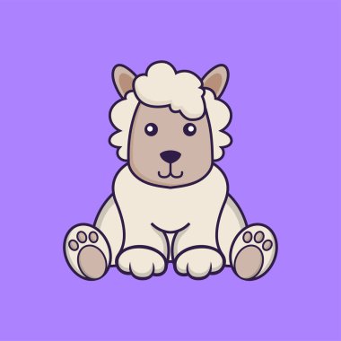 Şirin koyunlar oturuyor..