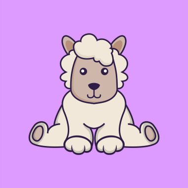 Şirin koyunlar oturuyor..